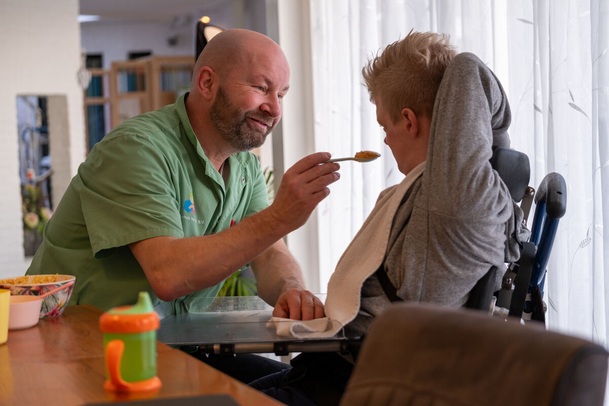 Sfeerbeeld van het dagelijks leven in het Kloek-huis