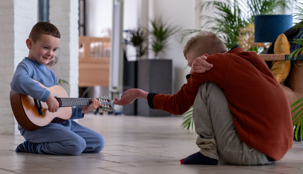Sfeerbeeld van het dagelijks leven in het Kloek-huis